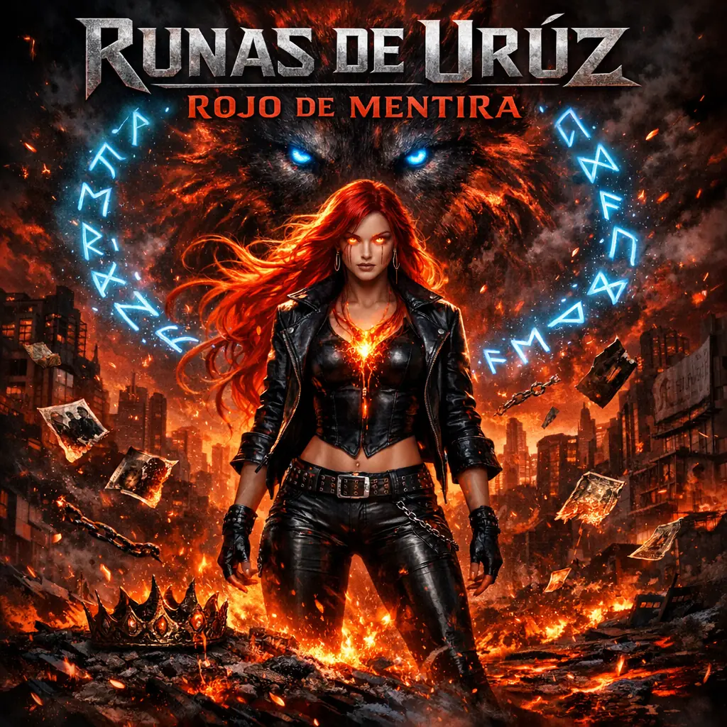 Official artwork: Rojo de Mentira